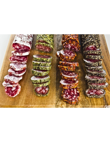 Fuet Catalan au poivre noir